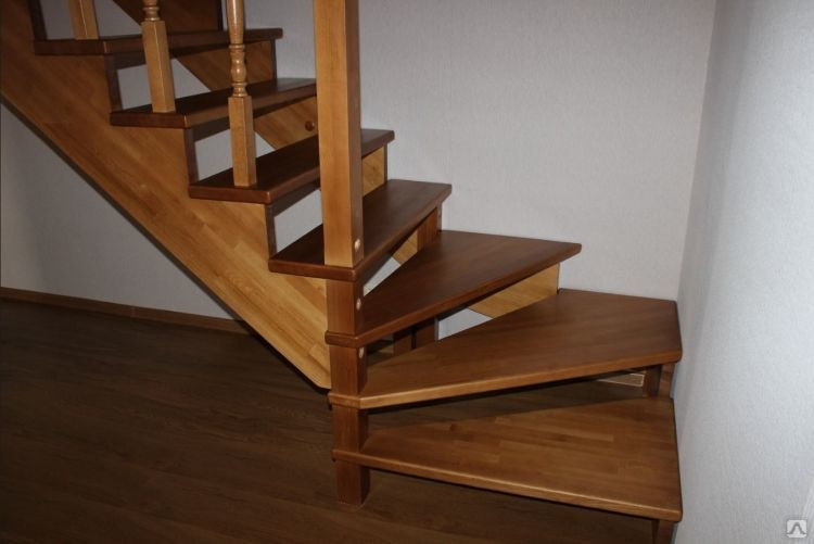 Крепеж для ступеней деревянной лестницы (69 фото)