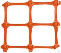Пластиковая сетка ограждения оранжевая А 45 1,3х25 м 