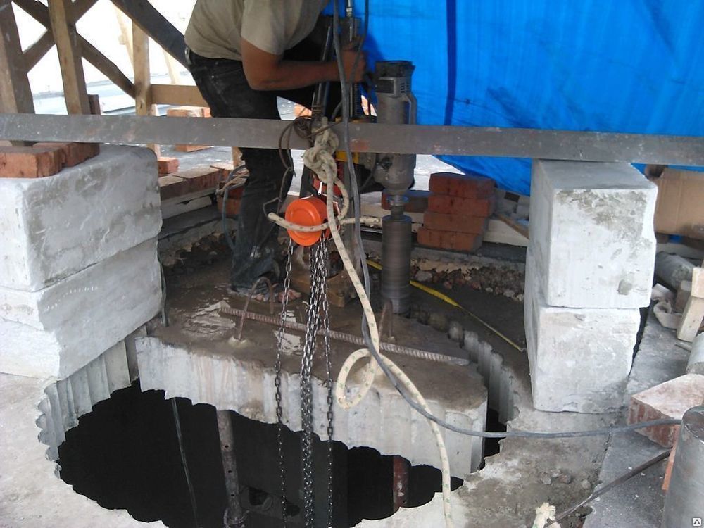 Аренда установки алмазного бурения для резки бетона