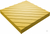 Тактильная плитка 300х300х30 мм диагональные рифы, желтая #1