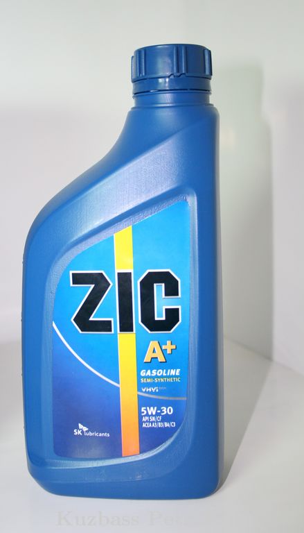 Масло моторное ZIC A PLUS 5w30 SN/CF полусинтетическое 1л