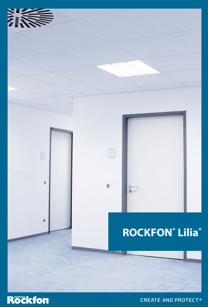 Потолок для лечебно-профилактических учреждений Rockfon Lilia(Рокфон Лилия)