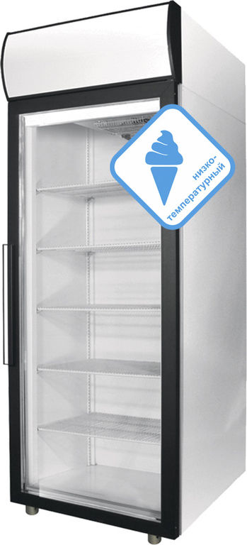 Шкаф морозильный со стеклом polair db105-s 1103466d