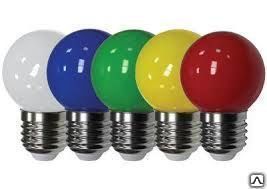 Лампа накаливания цветная 10 Вт E27 ( зеленая,красная,желтая,синяя)