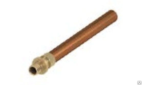 Адаптер на медную трубу (пайка), медь/латунь, ф16, 20 мм