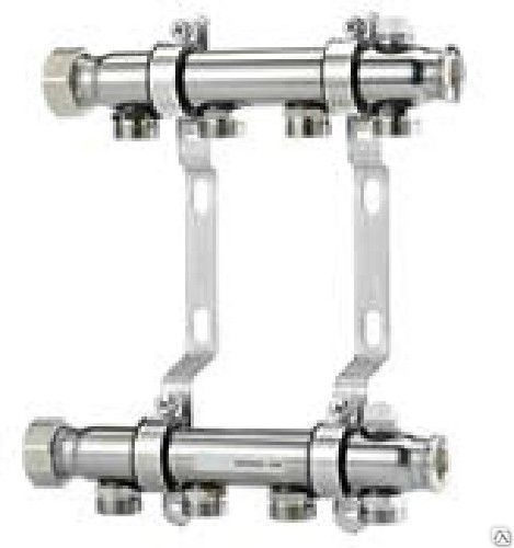 Коллектор для систем отопления в сборе, воздухоотводчики, 2 - 12 ...