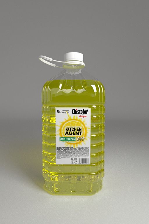 Средство для мытья посуды Chistofor Simple Kitchen Agent "Лимон" (5 л)