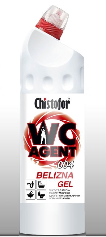 Белизна Гель Chistofor WC Agent 004 (0.75 л)