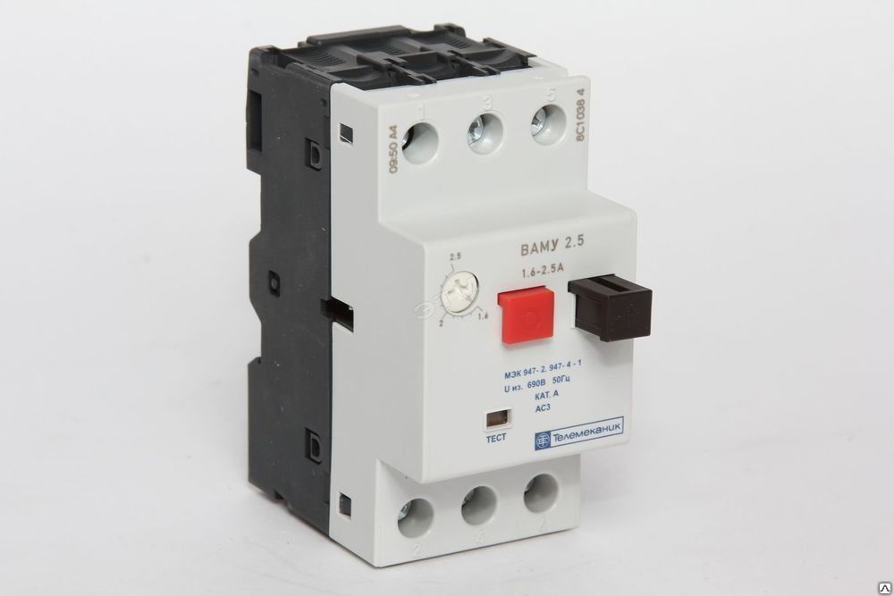 ВАМУ - Автоматический выключатель защиты электродвигателей (SCHNEIDER ELECTRIC)