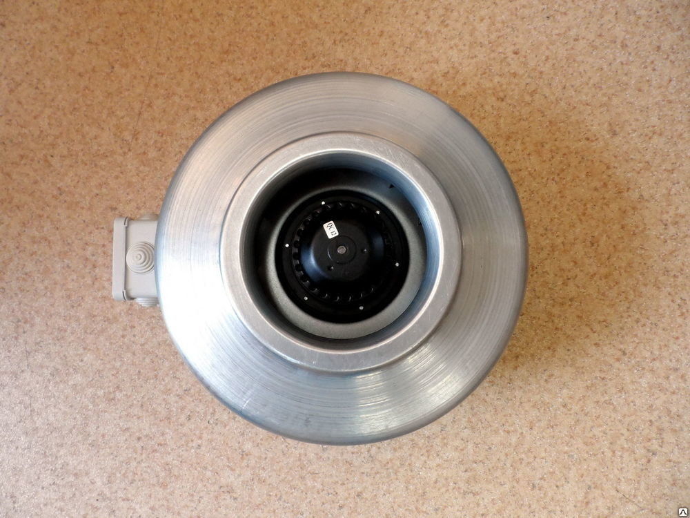 Вентилятор канальный круглый ВК в металлическом корпусе