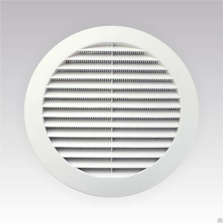 Круглая пластиковая вентиляционная решетка РКС (Эра)
