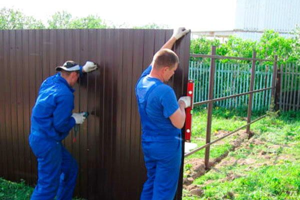 Монтаж забора, цена от 14 бел. руб/п.м. в Гомеле от компании ООО \"АРМАТ ...