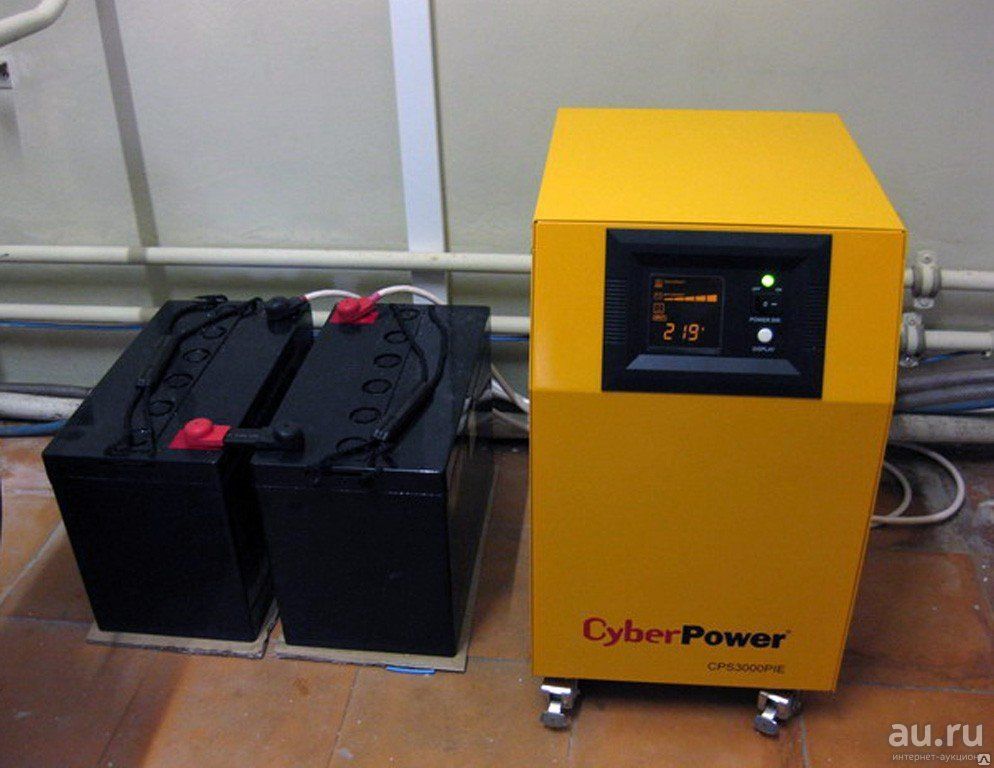 Инвертор ИБП для газового котла отопления CyberPower CPS 3500 PRO (2400Вт)