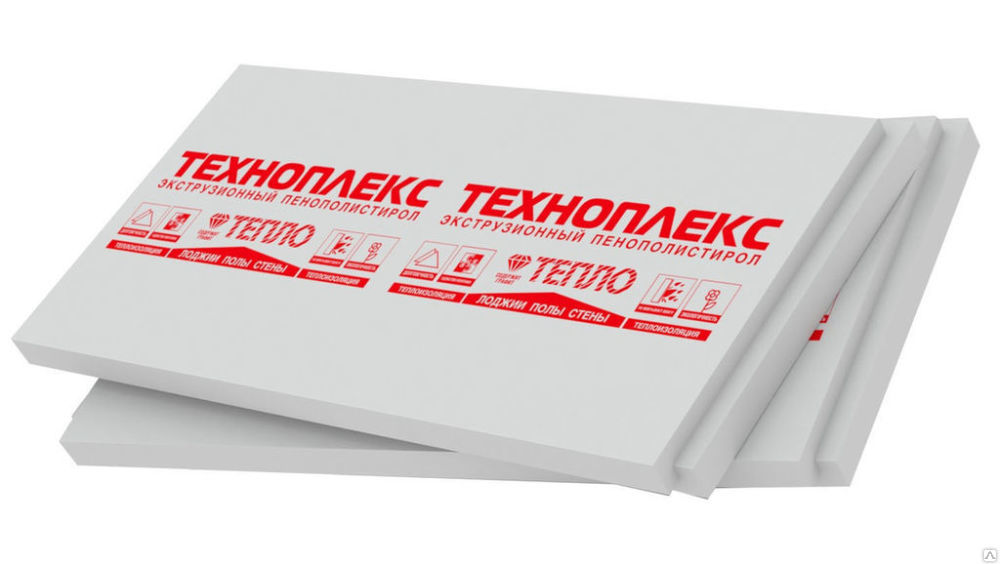 Экструдированный пенополистирол ТЕХНОПЛЕКС XPS 1180*580*50 мм (уп.8л./5.475м2)