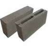 Блок бетонный перегородочный КПР-ПР-ПС-39 390х120х188 мм М100 серый