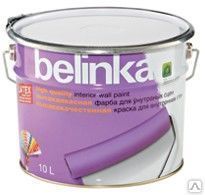 Краска для внутренних стен матовая 10 л Belinka ВД Latex B1