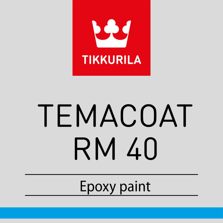 Эпоксидная грунт-эмаль Темакоут РМ 40 Тиккурила (TEMACOAT RM 40) TСH 2,2л