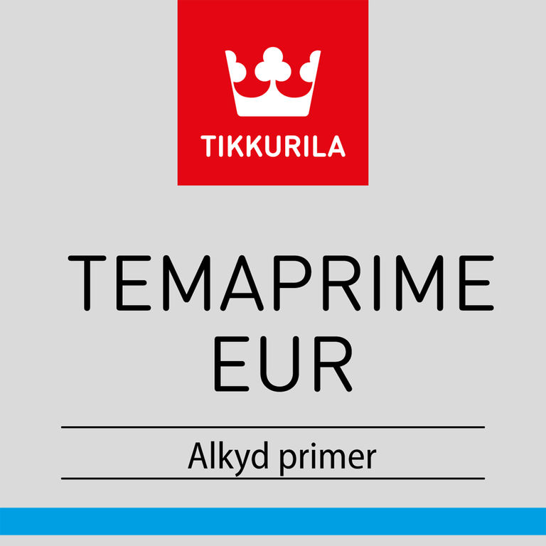 Алкидный быстросохнущий грунт Темапрайм ЭУР (TEMAPRIME EUR) красный 20л
