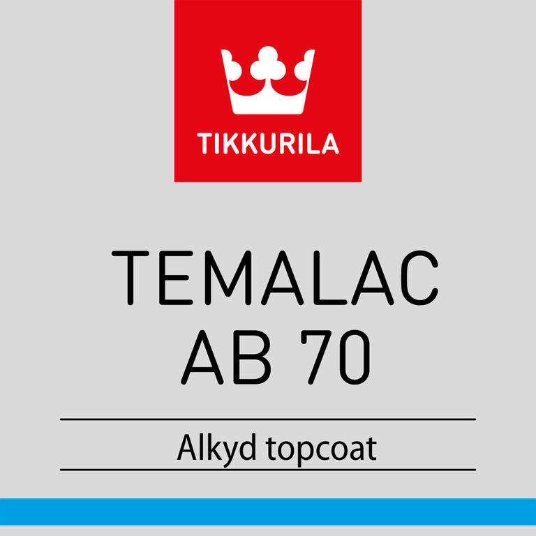 Алкидная эмаль Темалак АБ 70 Тиккурила (TEMALAC AB 70) TVL 18л