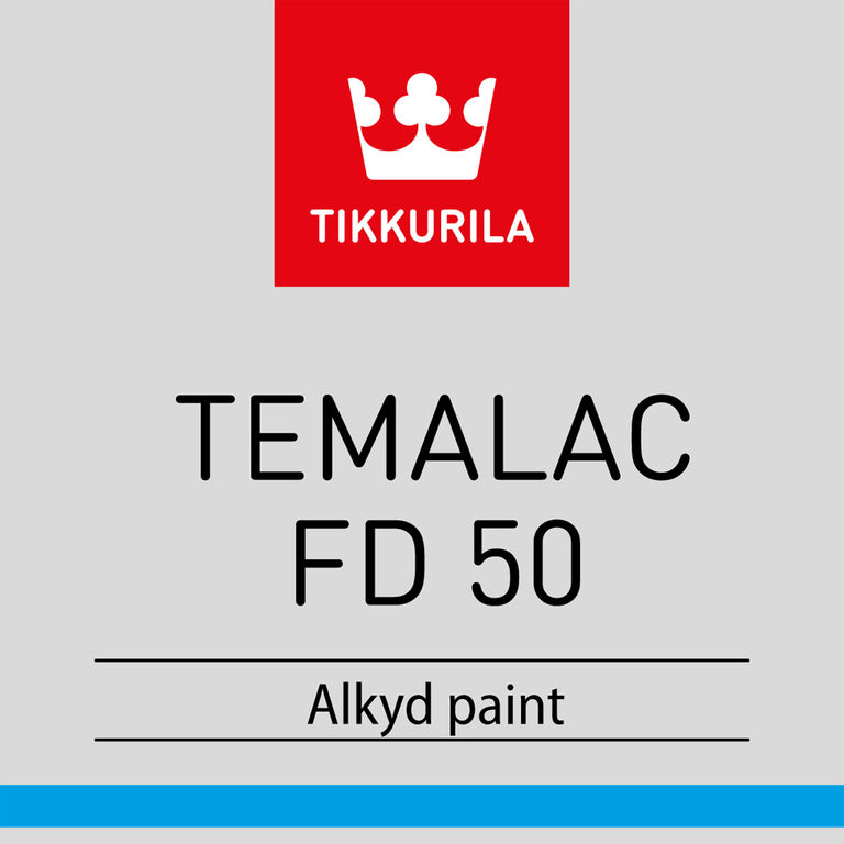 Алкидная эмаль Темалак ФД 50 Тиккурила (TEMALAC FD 50) TAL 18л