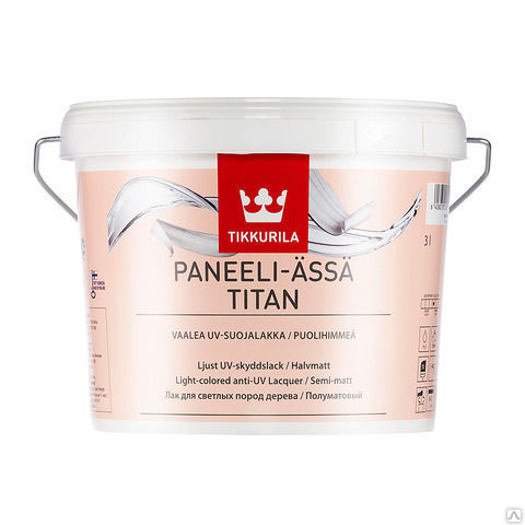 Лак Панели-Ясся Титан (Paneeli Assa Titan) Бесцветный