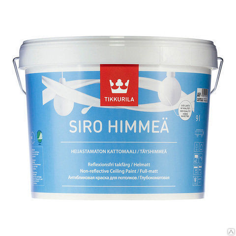Краска матовая siro himmea на чистом акрилатном связующем сиро химеа