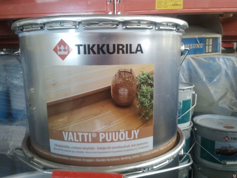 Масло для дерева Валтти (Valtti Puuoljy) 9 л
