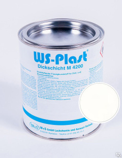 Краска WS-Plast ВС-Пласт (белый яркий) 0,75 л. 
