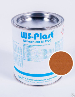 Краска WS-Plast ВС-Пласт (медная) 0,75 л. 