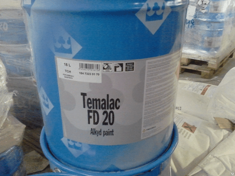 Алкидная эмаль Темалак ФД 20 Тиккурила (TEMALAC FD 20)