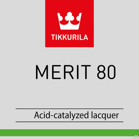Двухкомпонентный лак кислотного отверждения Мерит 80 (Merit 80) Тиккурила