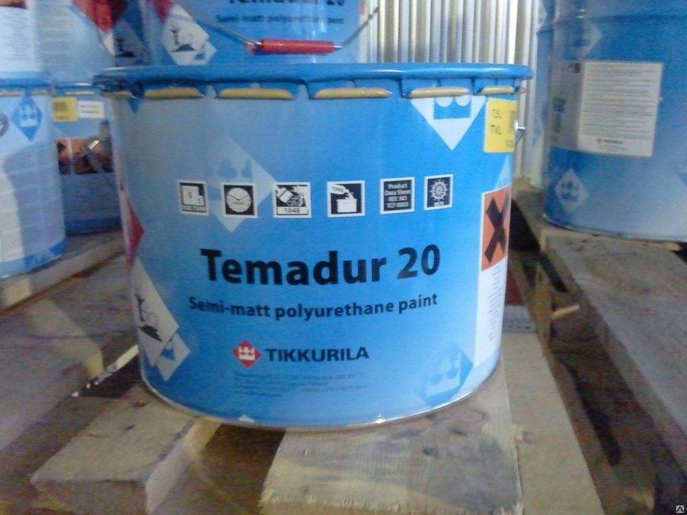 Полиуретановая краска Темадур 20 Тиккурила (TEMADUR 20)