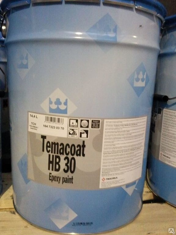 Грунт-эмаль Темакоут ХБ 30  (TEMACOAT HB 30). TVH / 14,4 л .