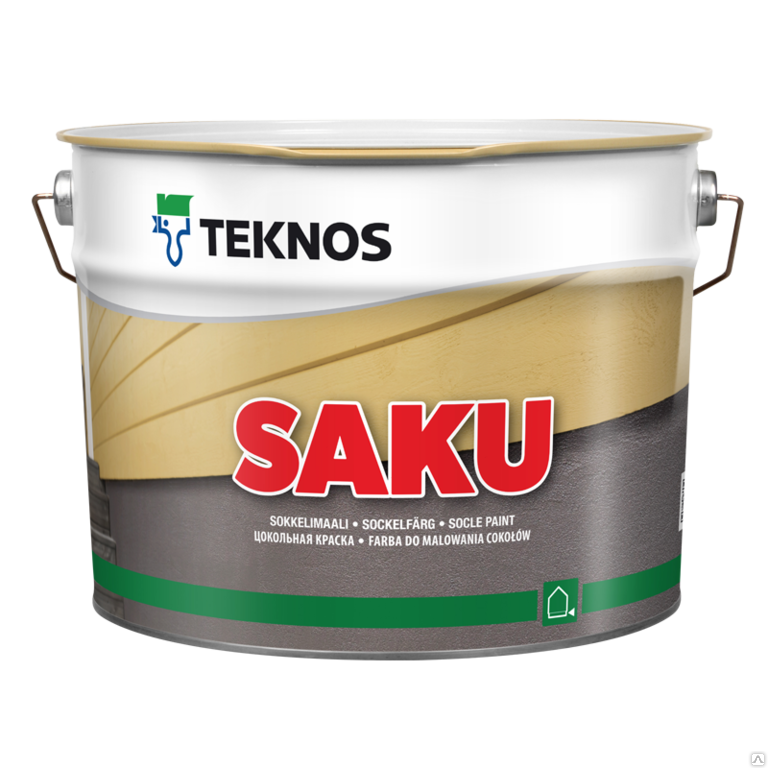 TEKNOS (Текнос) SAKU краска для цоколя и фасада 0,9л