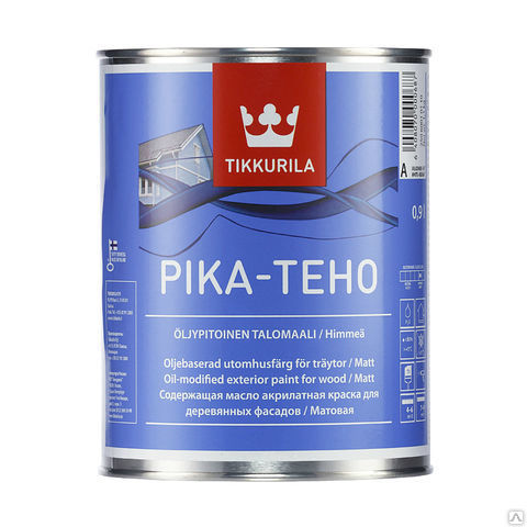 Краска Tikkurila PIKA-TEHO А для домов (2,7л)