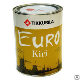 Тиккурила Tikkurila Лак EURO KIRI паркетный глянцевый (0,9л)