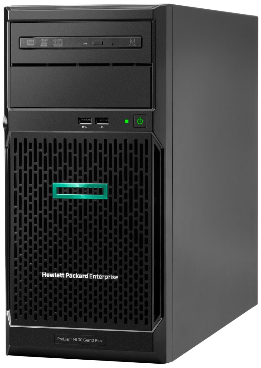 Сервер HPE HPE ProLiant ML30 Gen10 Plus P44718-421 форм-фактор Tower/Intel Xeon E-2314(2.8GHz)/16GB DDR4-3200 UDIMM/ 8x2
