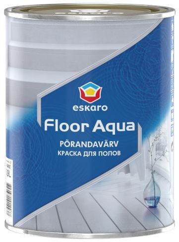 Краска для деревянных и бетонных полов Eskaro Floor Aqua База TR 0,9л