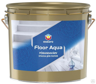 Краска для деревянных и бетонных полов Eskaro Floor Aqua База TR 2,7л 