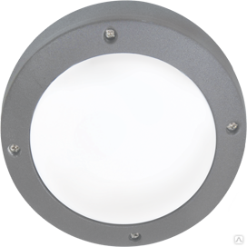 Ecola GX53 LED B4139S светильник накладной IP65 матовый Круг алюмин. 1*GX53 Серый 