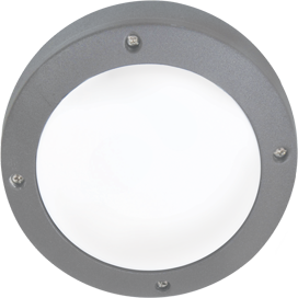 Ecola GX53 LED B4139S светильник накладной IP65 матовый Круг алюмин. 1*GX53 Серый