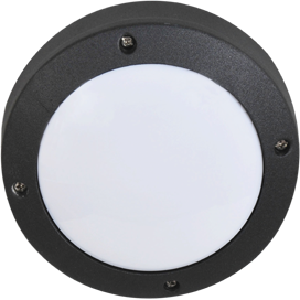 Ecola GX53 LED B4139S светильник накладной IP65 матовый Круг алюмин. 1*GX53 Черный