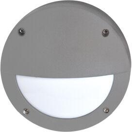 Ecola GX53 LED B4140S светильник накладной IP65 матовый Круг с ресничкой алюмин. 1*GX53 Серый