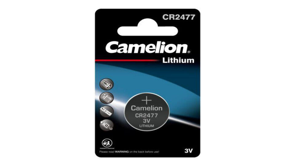 Элемент питания литиевый Camelion CR2477 BL-1