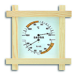 Термогигрометр 1008, биметаллический/ струнный Saunia (Сауния)