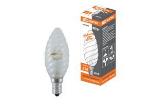 Лампа накаливания "Витая свеча" матовая 40 Вт-230 В-Е14 TDM ELECTRIC SQ0332-0021