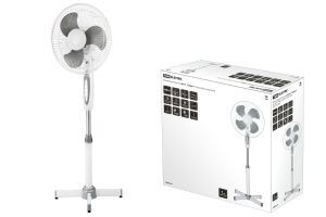 Вентилятор напольный ВП-01 "Тайфун" H1,25 м, D40 см, 40 Вт, 230 В, серый, TDM ELECTRIC SQ2701-0001