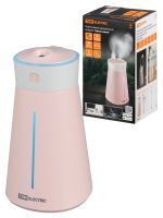 Портативный увлажнитель воздуха "Ареал мини", 0,38 л, RGB, насадки: вентилятор, ночник, розовый, TDM SQ4013-0003