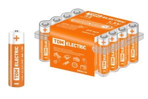 Элемент питания LR6 AA Alkaline 1,5V BOX-24 TDM ELECTRIC SQ1702-0035