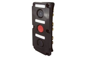 Пост кнопочный ПКЕ 112-3 У3, красная и две черные кнопки, IP40 TDM ELECTRIC SQ0742-0013